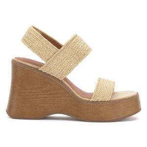 Lucky Brand Delukah Platform Wedge Slingback Sandal for Women